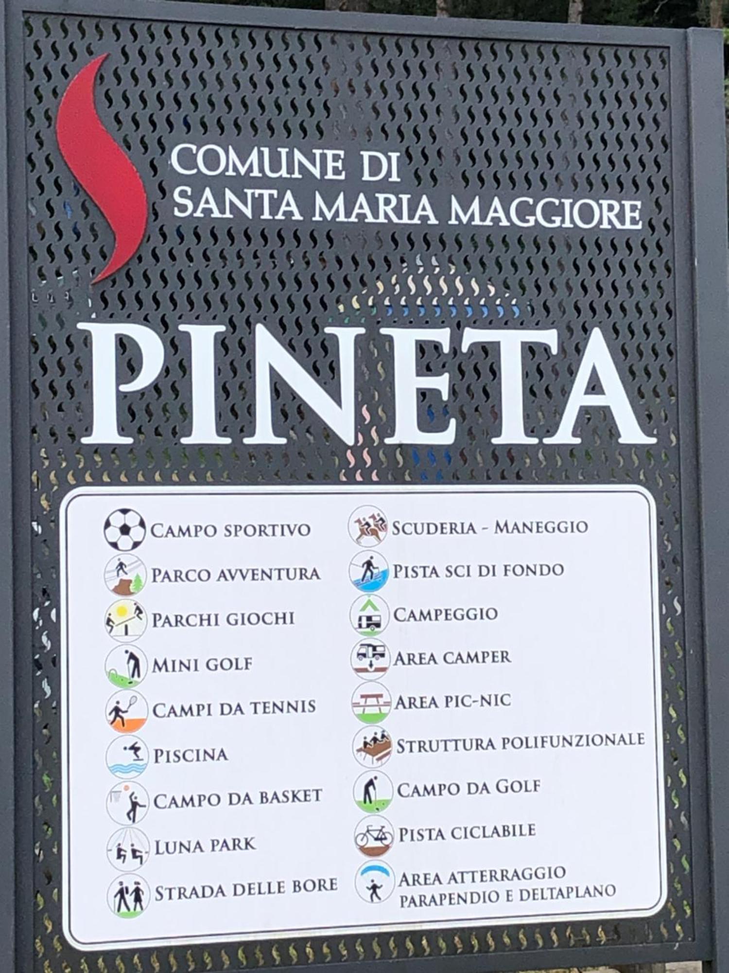 La Pineta Santa Maria Maggiore LT Esterno foto